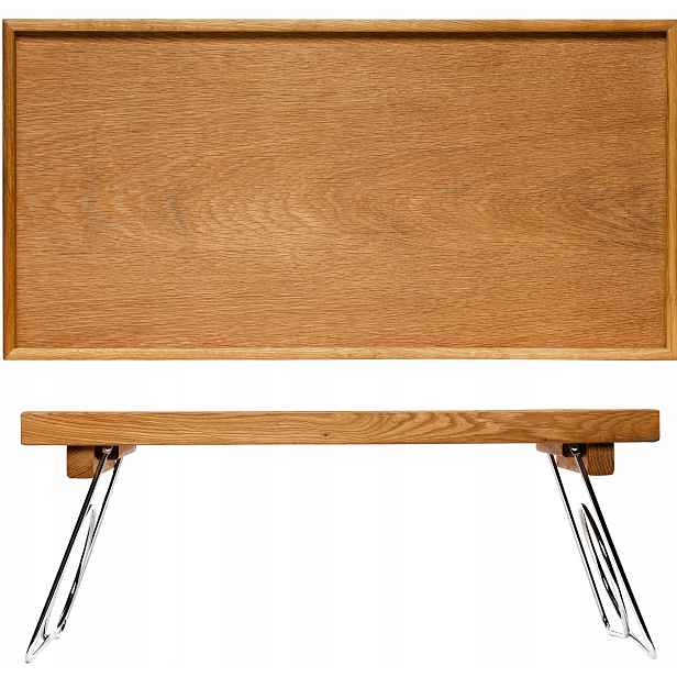 Rozkládací snídaňový stůl ze dřeva Oval Oak Sagaform