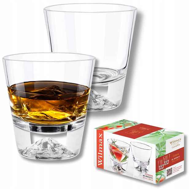 Sklenice na whisky a nápoje Wilmax 250 ml, sada 2 kusů