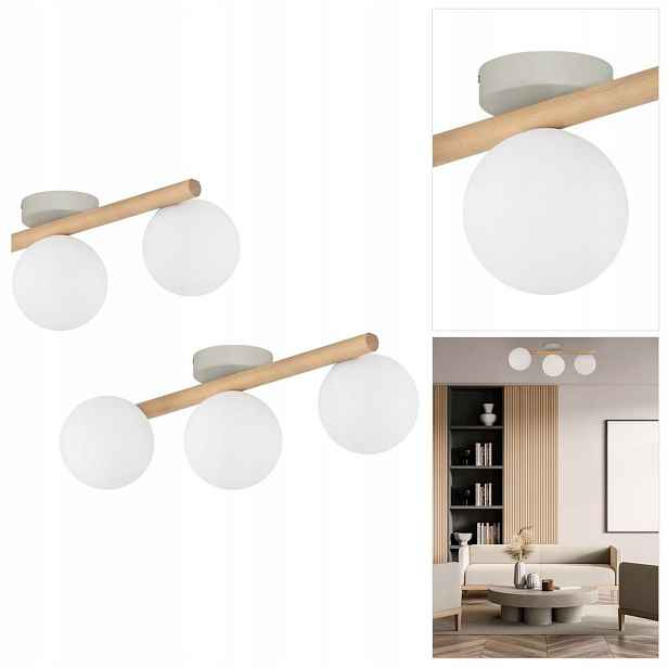 Stropní svítidlo Estera bílá, moderní atmosféra v chodbě Tk Lighting