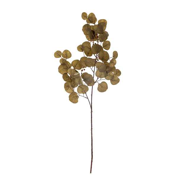 Umělá květina výška 86 cm EUCALYPTUS Bloomingville - hnědá