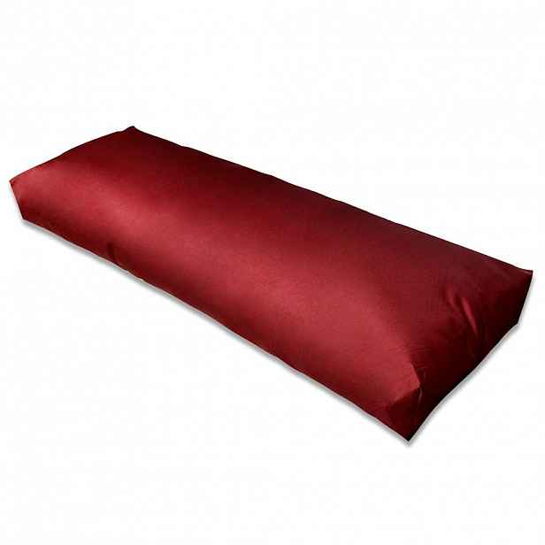 vidaXL Čalouněný polstr na opěradlo vínově červený 120 x 40 x 10 cm