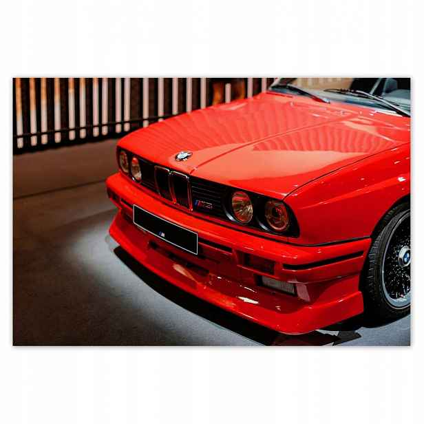 Plakáty 200x135 Červené Bmw M3 Trojka
