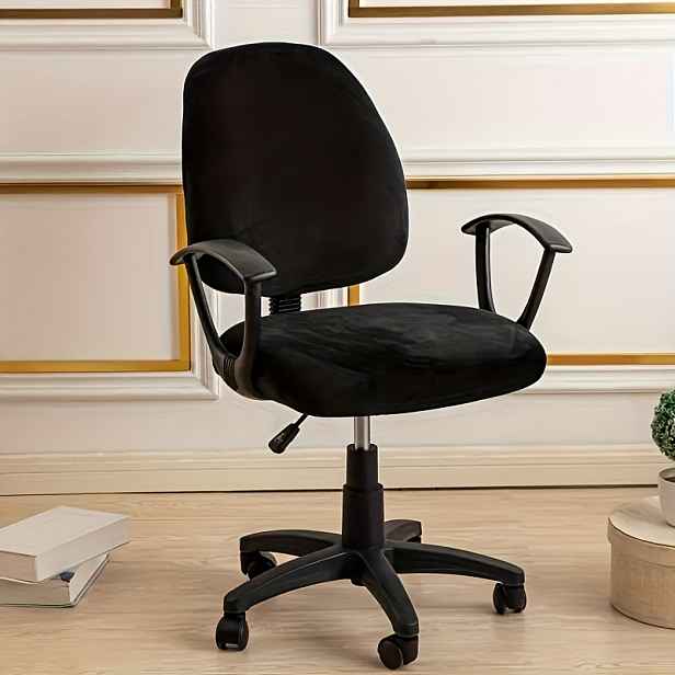 TEMU 2 ks Dělený Potah na Kancelářskou Židli Potah na Kancelářskou Domácí Počítačovou Židli Elastický Potah na Sedadlo Židle do Studovny