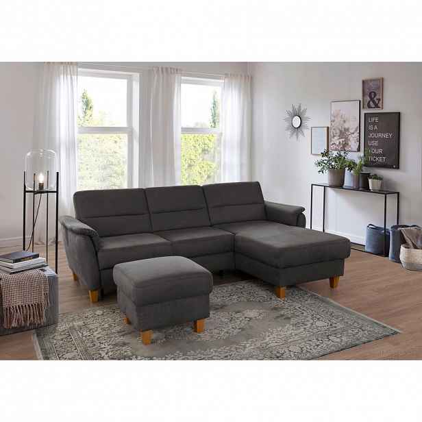 Sit & More ROHOVÁ SEDAČKA, textil, šedá