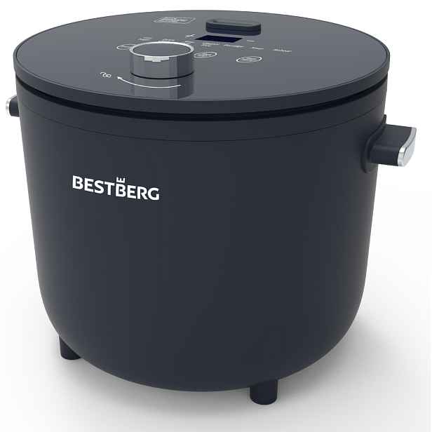 Nízkosacharidový rýžovar BestBerg BBRC-100 / 2 l / 400 W / černá