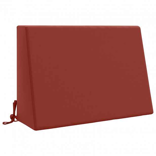 vidaXL polštář za záda SOEST 100% polyester Červená 60 x 20 x 40 cm