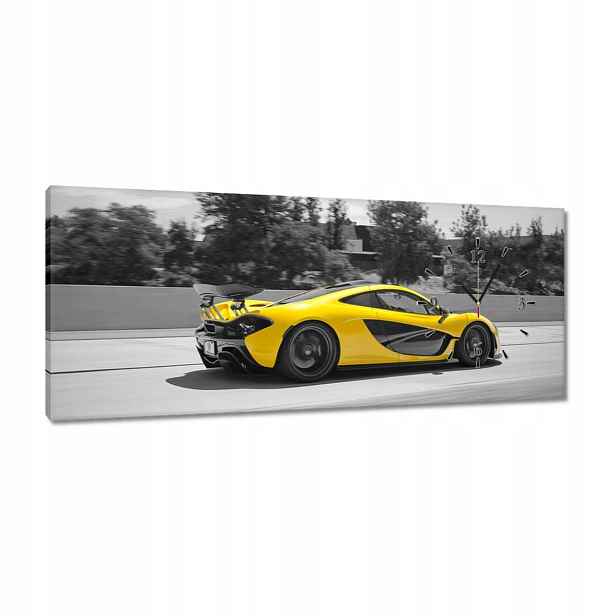 Nástěnné hodiny 100x40 Mercedes McLaren P1