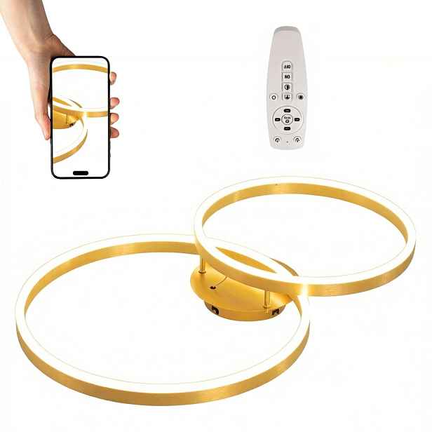 stropní svítidlo Led Zlatý lustr Stropní Svítidlo Ring Moderní do obývacího pokoje Ložnice