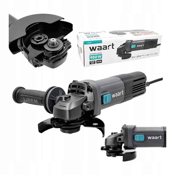 Úhlová Bruska Waart 950 W 125 mm síťová 230 V regulace otáček