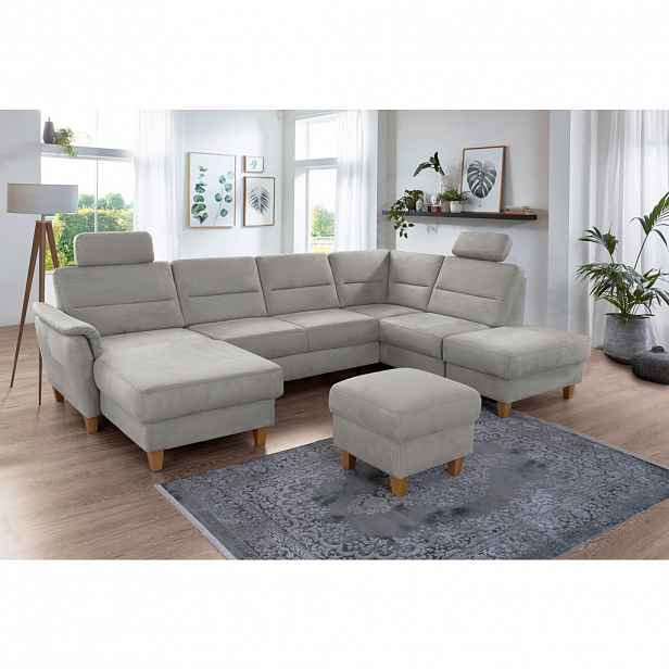 Sit & More SEDACÍ SOUPRAVA, textil, antracitová
