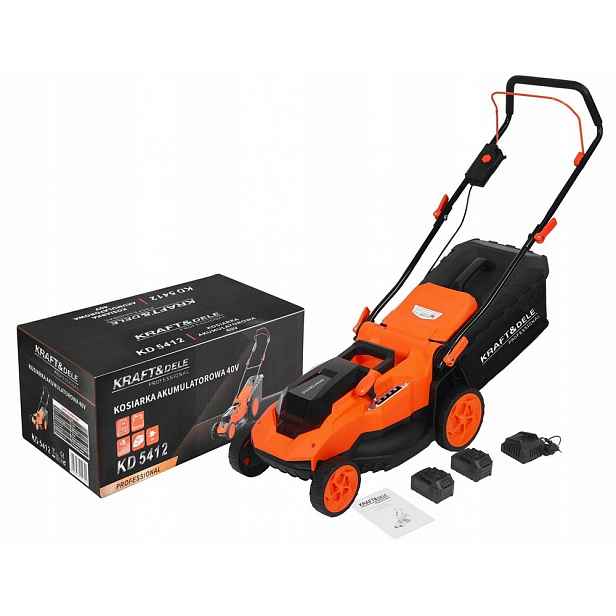 Akumulátorová Sekačka 2X20V 6AH 43 CM 50 L Mulčování KD5412 K