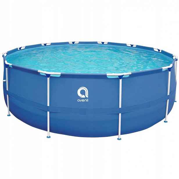 Bazén Rámový zahradní Kulatý s čerpadlem 360x76 cm Avenli Sirocco Blue