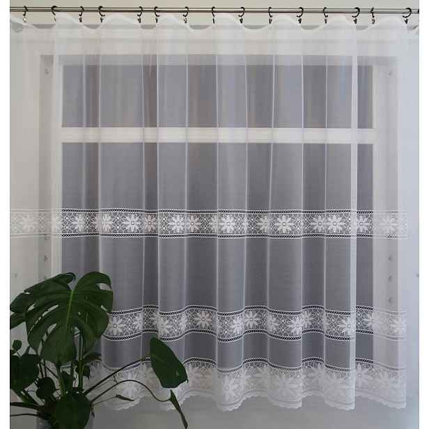 Mg Záclona 35040 Bílá 350X160 cm hotová s páskou M