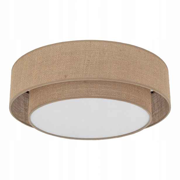 Stropní Svítidlo Stropní lampa Bílý Kov Juta 4 Sekce E27 Moderní Tk Lighting