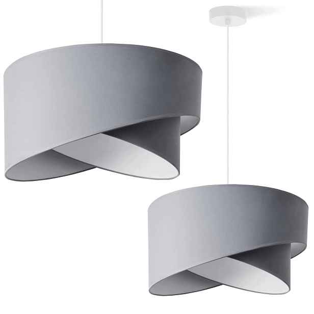Závěsná Stropní Lampa S Stínidlem, Šedý Sklon Do Ložnice Obývacího Pokoje