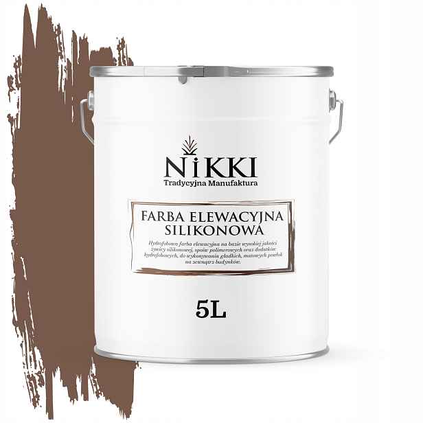 Barva Silikonová Fasádní Barva 5L Čokoládová F536 Uv