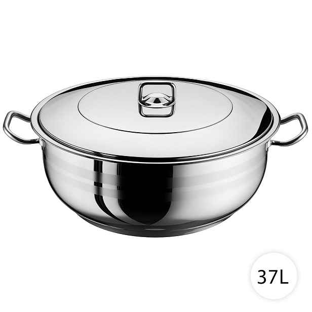 ARIAN Nerezový gastro hrnec, kastrol s poklicí, 39L, 92141