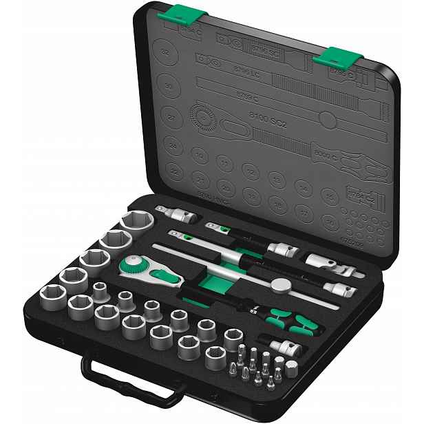 Sady nástavců Wera x SC2- 37P- Metric