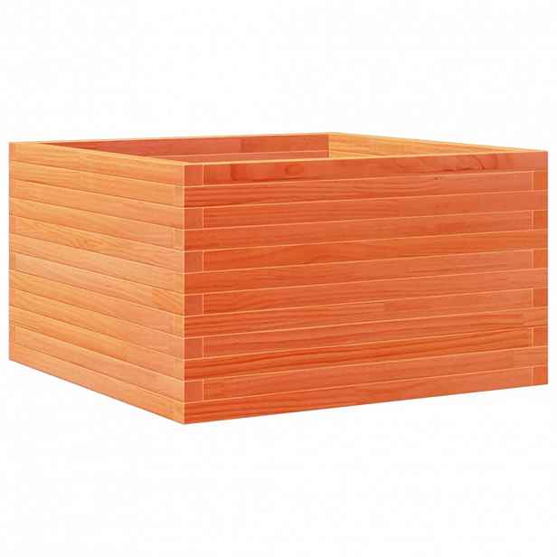 vidaXL Zahradní truhlík voskově hnědý 80x80x45,5 cm masivní borovice