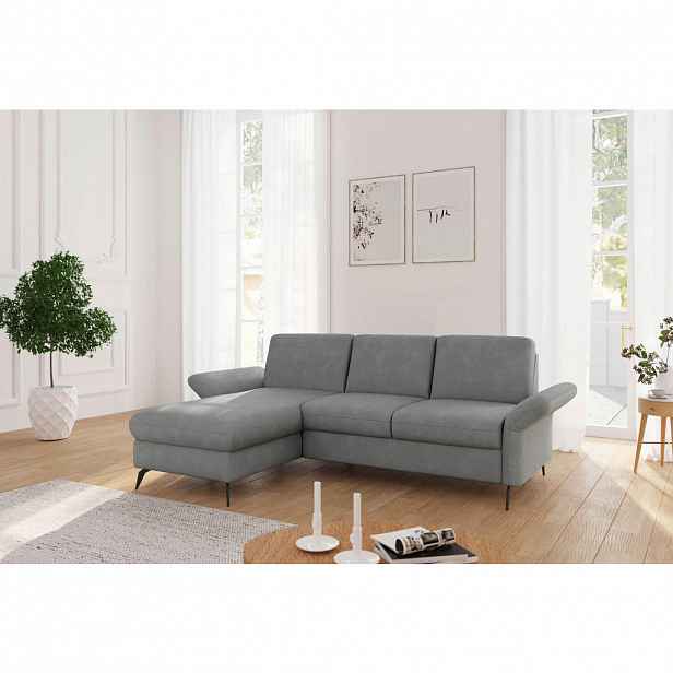 Sit & More ROHOVÁ SEDAČKA, textil, šedá