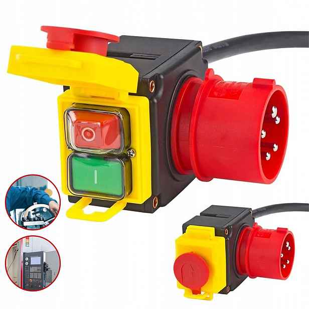 Třífázový spínačový spínač 380/400 V 0,8 m Propojovací kabel 5P