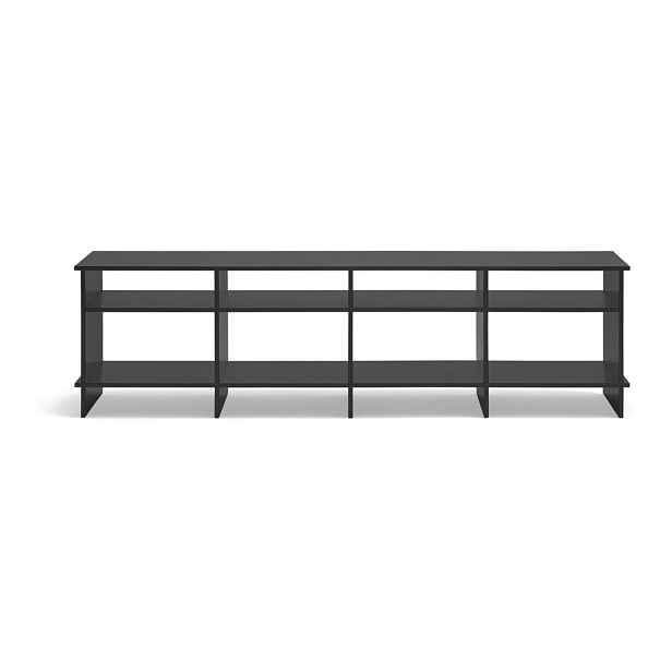Černý TV stolek 180x50x40 cm Inari – Teulat