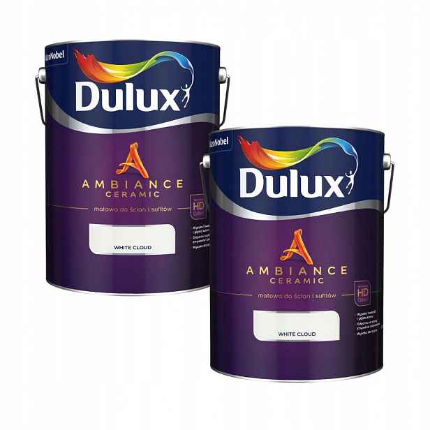 Set Dulux Ambiance Ceramic 2x5L Barva White Cloud 10L