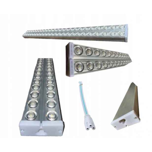 4 X Nástěnné Stropní Svítidlo S Silným Bílým Led Světlem 120 CM