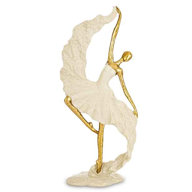 Figurka Žena dekorace Elegantní tanečnice Baletka v dynamickém pohybu
