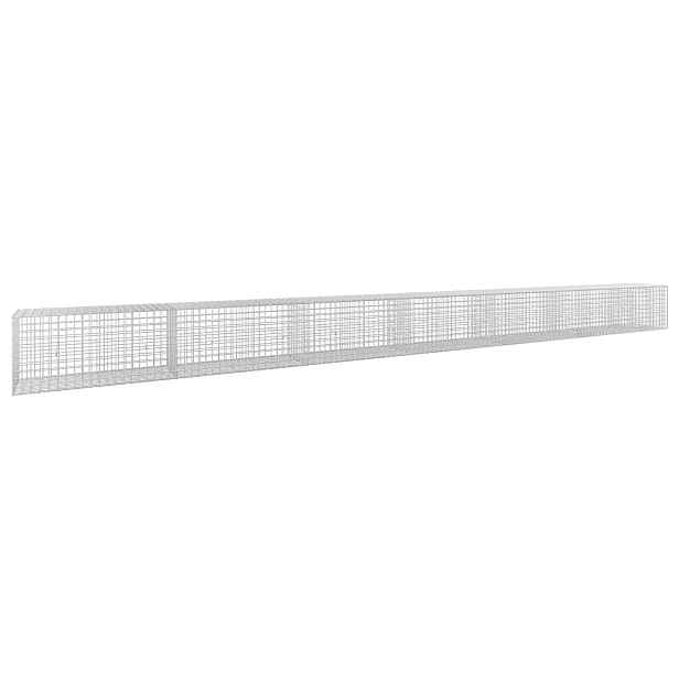 vidaXL Gabion s drátem 3,5 mm a síťkou 5x5 cm 650x50x50 cm