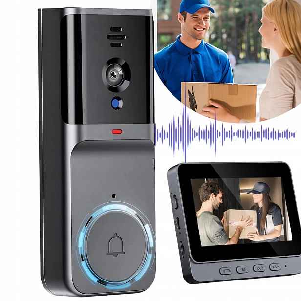 Bezdrátový videozvonek, Sada videozvonků Infračervené noční vidění