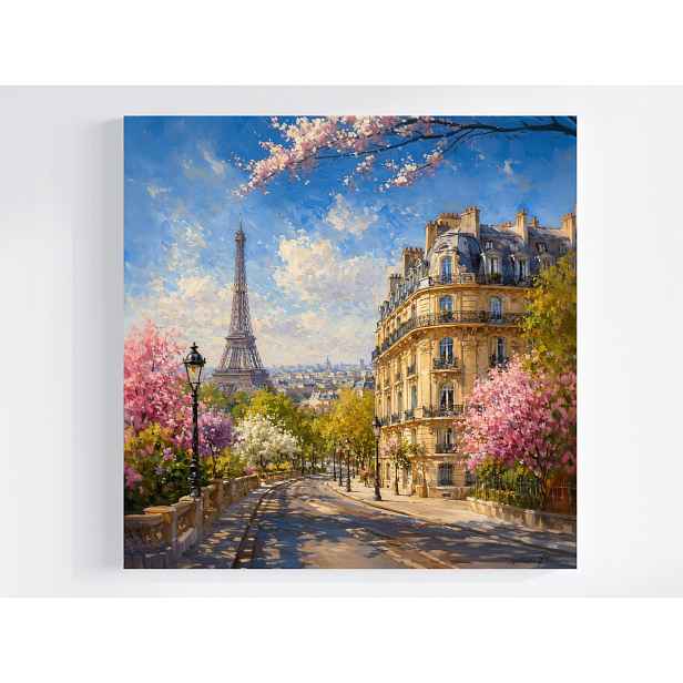 Obraz Na Plátně Canvas Město Francie Paříž Eiffelova Věž Jaro 50x50