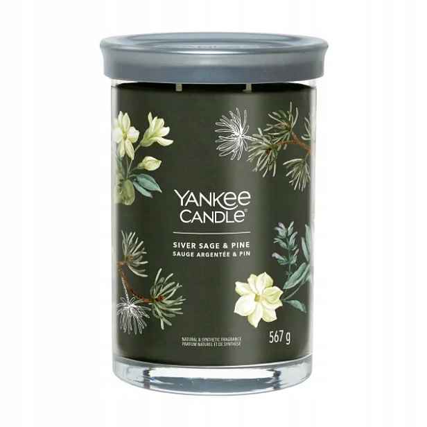 Vonná svíčka sójová Silver Sage & Pine Yankee Candle 1 ks