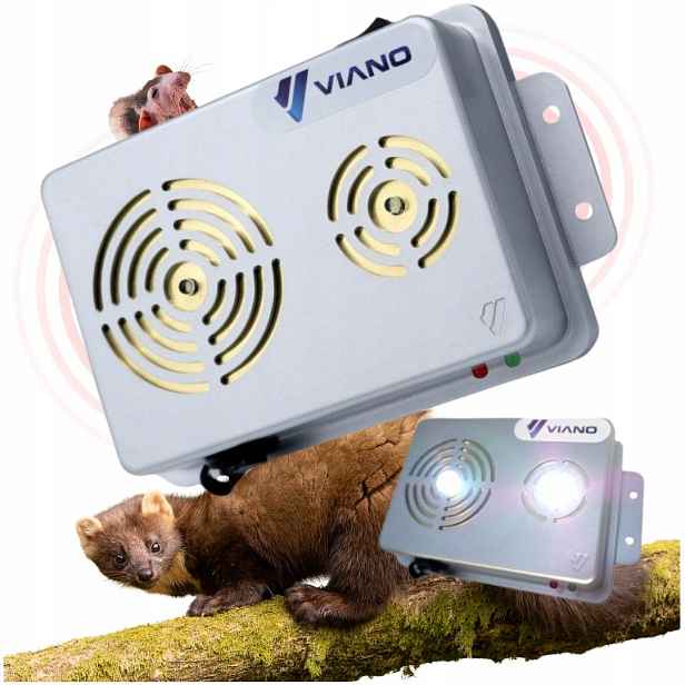 Bezdrátový Led odpuzovač hlodavců do auta Viano
