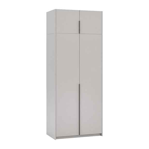 MASSENO ŠATNÍ SKŘÍŇ S OTOČNÝMI DVEŘMI AMARA, 100/250/58 cm 2dveřová, kašmírová