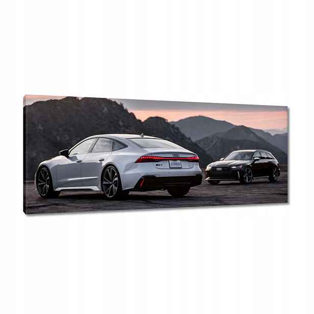 Obrazy 100x40 Bílé Audi RS7 Audice