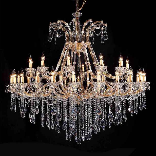 Křišťálový lustr Isabelle - Ø 165*150 cm 36x E14 / 40w Clayre & Eef