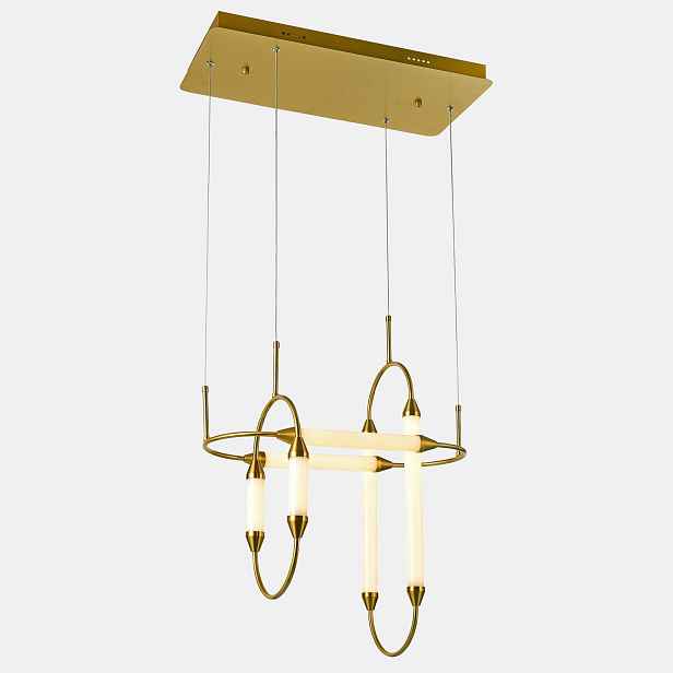 Moderní dekorativní zlatá závěsná Led lampa 58,3W 4671LM 3000K