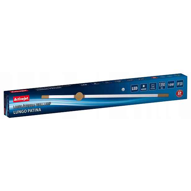 Nástěnná Led lampa Activejet Aje-lungo Patina, délka 90 cm, 288 ks, Led 1 Ks