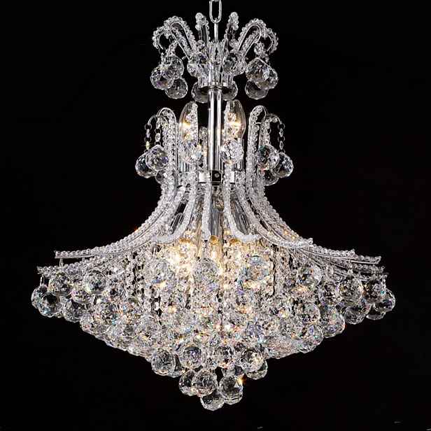 Křišťálový lustr Chantal - Ø 62*63 cm 13x E14 / 40w Clayre & Eef