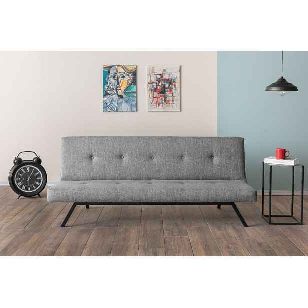 Trojmístná rozkládací pohovka Zola - Light Grey