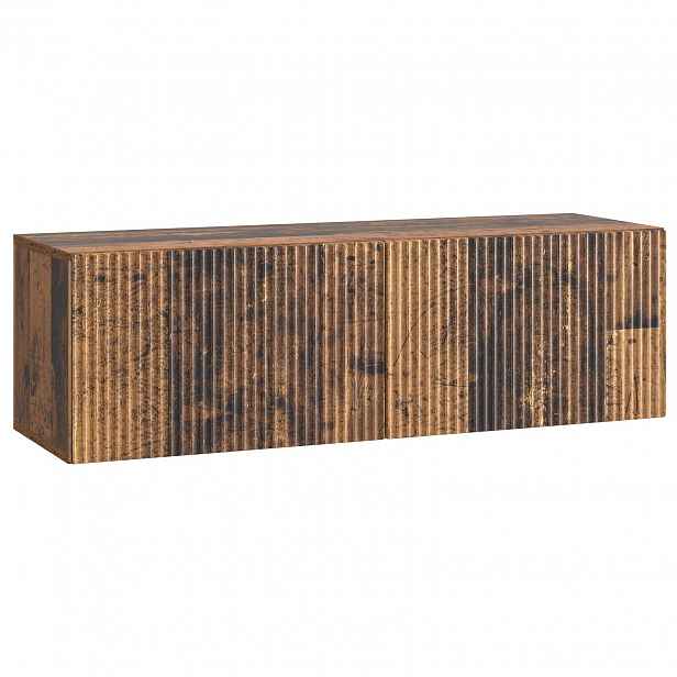 vidaXL Nástěnná TV skříň 98 x 31 x 30 cm Staré dřevo Kompozitní dřevo