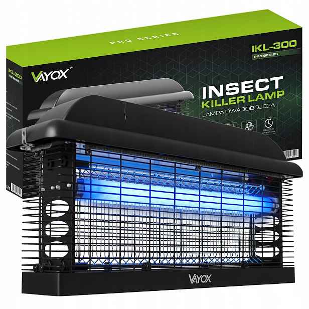 Insekticidní Lampa Proti Komárům, Mouchám, Můrám, Pasti, Uv, Profesionální Vayox