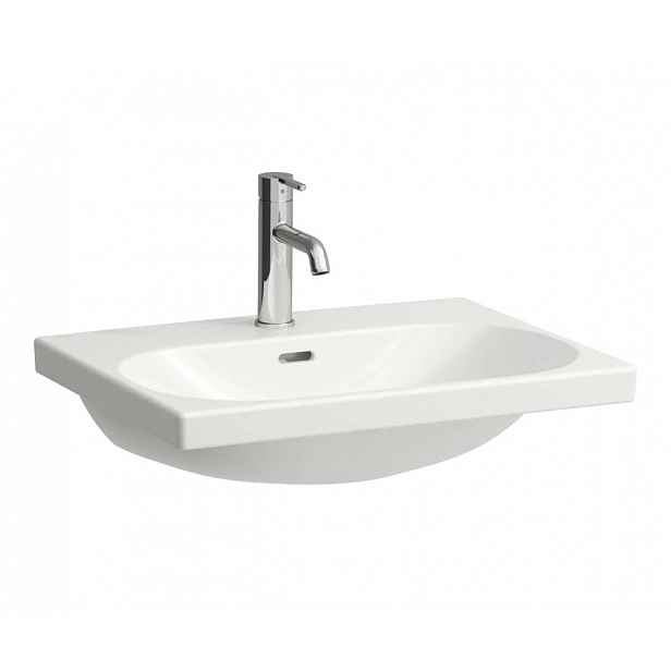 Laufen Lua - Umyvadlo 60x46 cm, s přepadem, otvor pro baterii, bílá H8160830001041