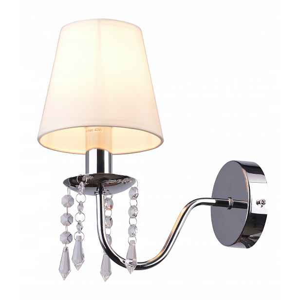 Nástěnné svítidlo s krystaly 40W E14 Ruti Candellux