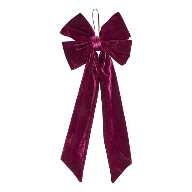 PRESENT Mašle 25 cm - bordó
