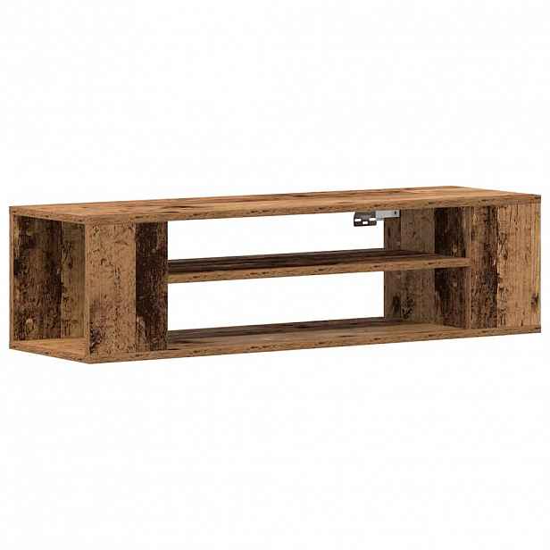 vidaXL Televizní skříň 100 x 30 x 26,5 cm Staré dřevo Kompozitní dřevo