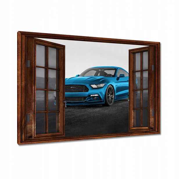 Obrazy 90x60 Modrý Ford Mustang