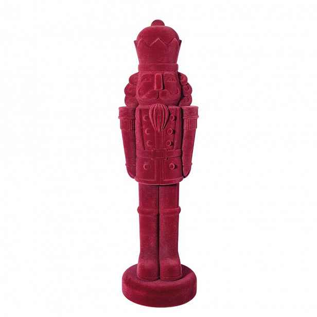 Butlers X-MAS Louskáček 80 cm - červená