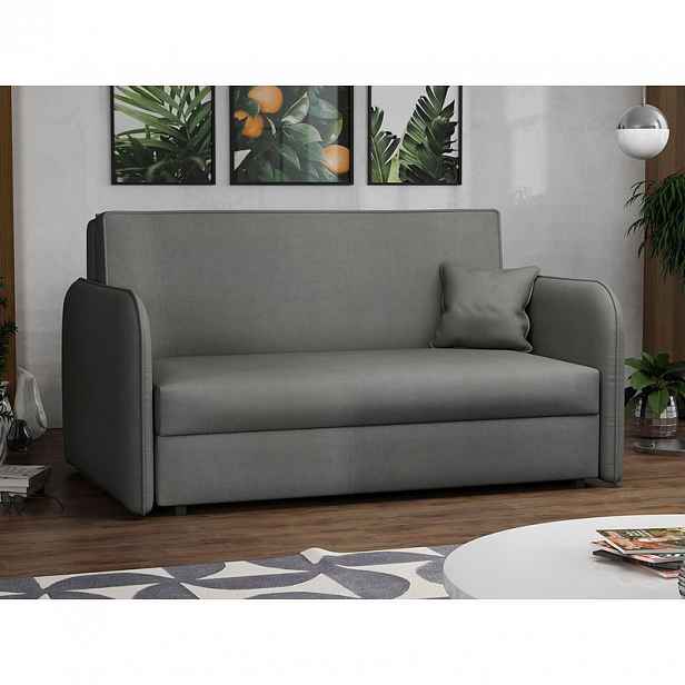 Dvoumístná rozkládací pohovka BELA LOFT 3 - šedá